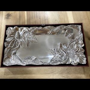 Arthur Court Tray with Magnolias